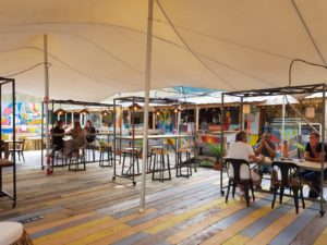 Terrasse du restaurant du Marché de la Seiche - Sevriez - Annecy