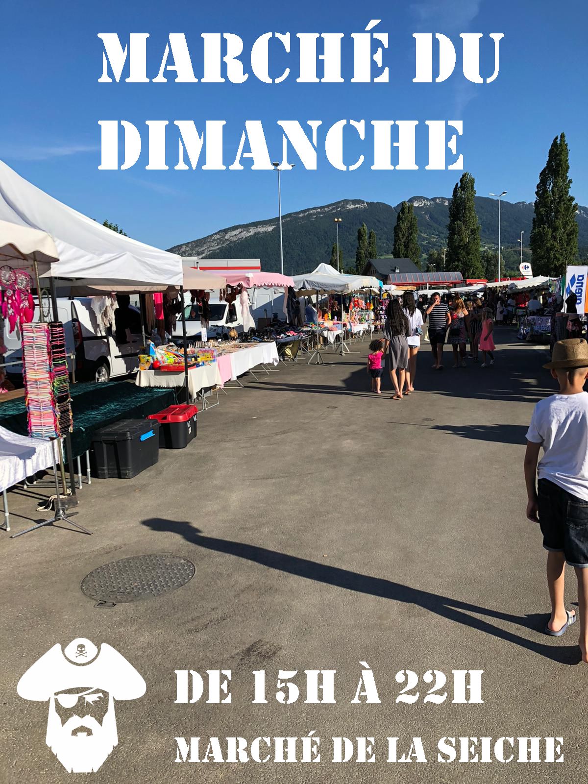 Marché nocturne du dimanche, Sevrier, Annecy