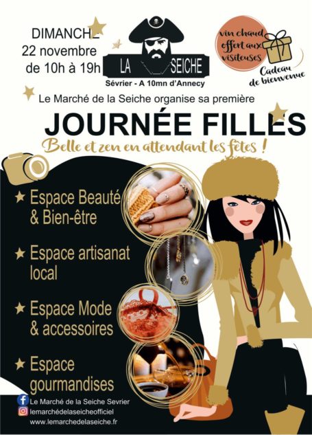 Journée Filles - 22 novembre - marché de la Seiche - Sévrier