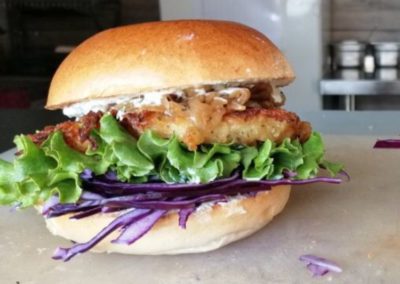 Le veggie burger - par LE MONT BURGER, marché de la Seiche, Sevrier