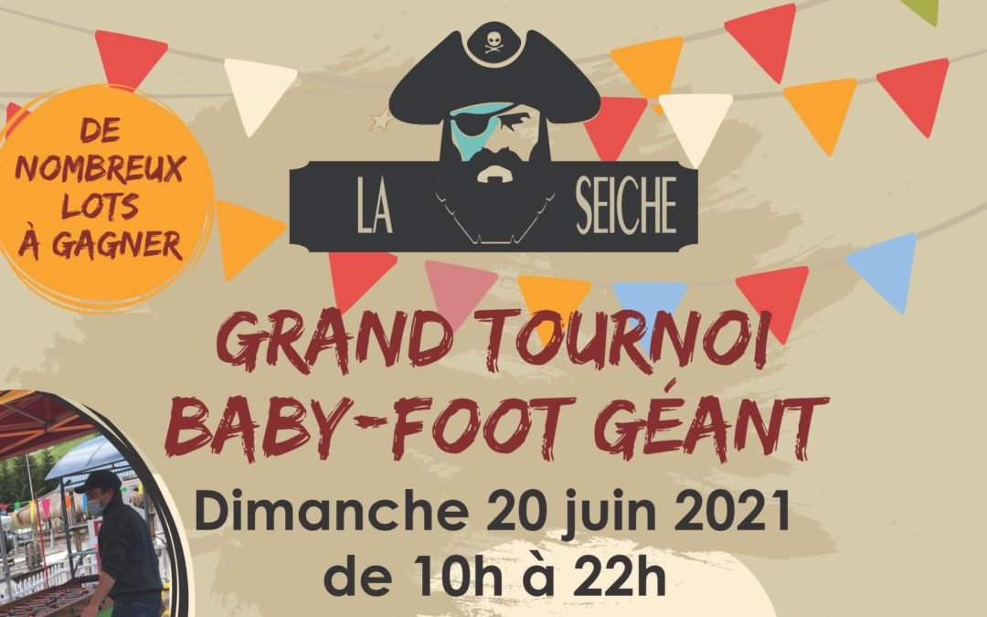 Grand tournoi de baby-foot géant