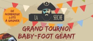 Grand tournoi baby foot géant. La Seiche à Sevrier. 20 juin 2021 - annonce