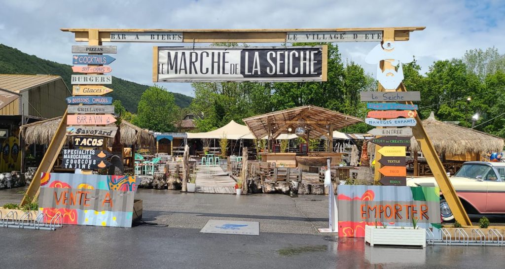 Bar, restaurant, loisir, artisanat, Marché de la Seiche, Sevrier, Lac d'Annecy