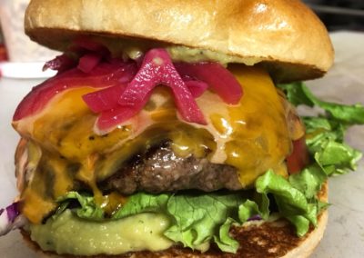 Burger Viva Mexico pour fête du mexique à la Seiche Sevrier
