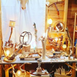 Coppo Wood au Marché de la Seiche atelier des créateurs, artisanat à Sevrier