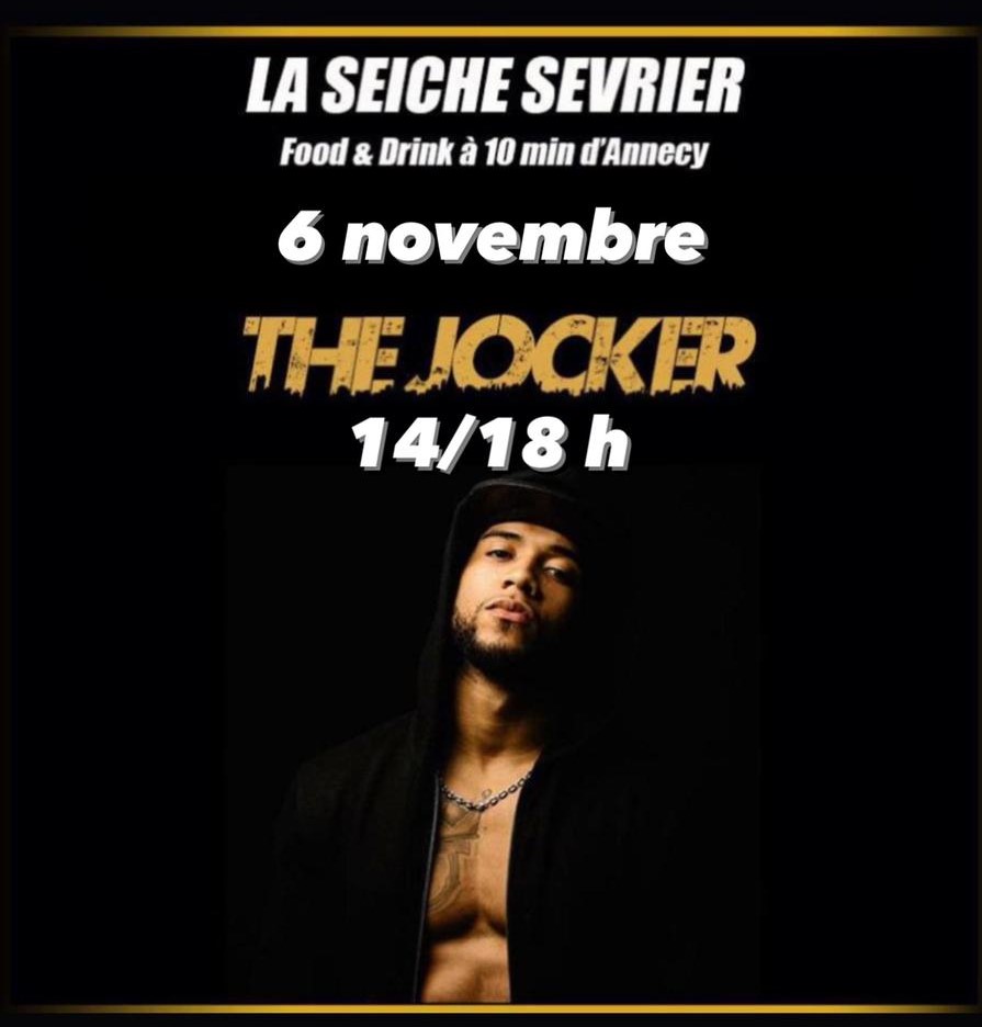 DJ the Jocker à la fête de la Seiche (Sevrier, Annecy). 6 novembre
