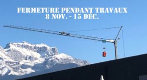 La Seiche, Sevrier - fermeture pendant travaux