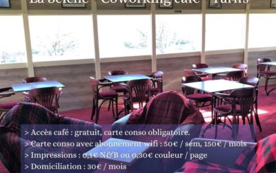 La Seiche coworking café – tarifs