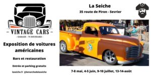 Exposition Vintage Cars. Voitures américaines et Hot Rod à la Seiche, Sevrier
