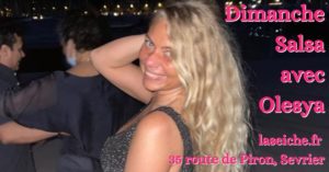 Dimanche Salsa à la Seiche Sevrier avec Olesya