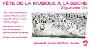 Fête de la musique à La Seiche, Sevrier, Lac d'Annecy