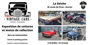 Expo Vintage Cars. Auto moto de collections à la Seiche (Sevrier, 74)
