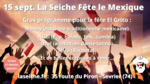 El Grito - Fête le mexique à la Seiche, Sevrier, Lac d'Annecy
