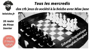 Jeux société et échange linguistique "fringlish/franglais" à la Seiche, Sevrier, Lac d'Annecy