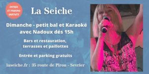 petit bal karaoké dimanche à la Seiche, Sevrier, Lac d'annecy