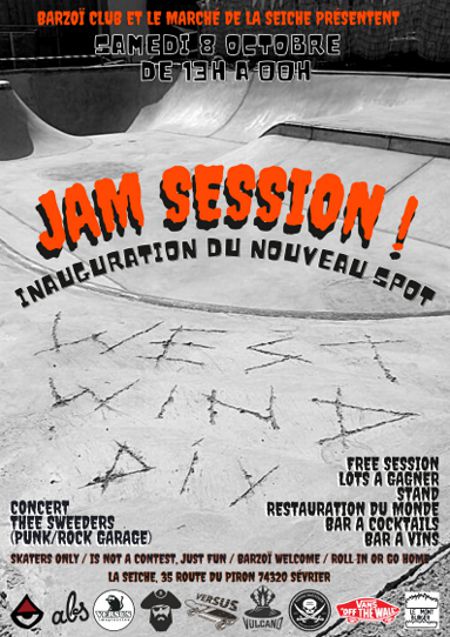 Inauguration du skate park de la Seiche (Sevrier, 74)