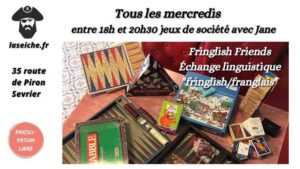 Jeux société et échanges linguistiques à la Seiche, Sevrier