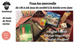 Jeux société et échanges linguistiques à la Seiche, Sevrier