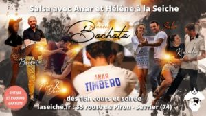 Salsa dimanche avec Anar et Hélène à la Seiche, Sevrier, lac d'Annecy