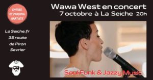 Wawa West en concert à la Seiche, Sevrier (Lac d'Annecy)