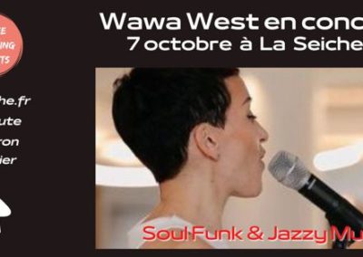 Wawa West en concert à la Seiche, Sevrier (Lac d'Annecy)