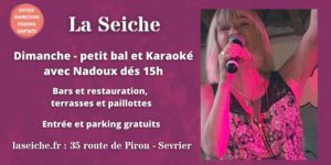 petit bal karaoké dimanche à la Seiche, Sevrier, Lac d'Annecy