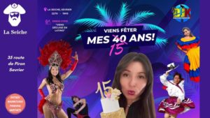 Fête latino de Mica Garnica avec DJ K, soirée déguisée