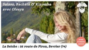 Salsa, Bachata, Kizomba avec Olesya. La Seiche, Sevrier