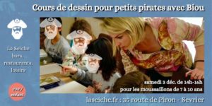 cours de dessin pour enfants à La Seiche (Sevrier)