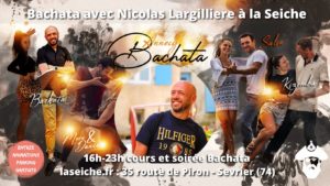 Dimanche Bachata avec Nicolas Largilliere à la Seiche (Sevrier, 74)