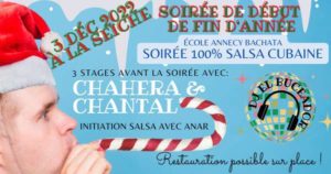 Salsa cubaine, Son, Timba-musicalité par Annecy Bachata et soirée DJ à la Seiche (Sevrier)