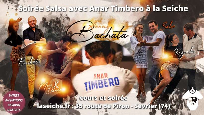 Cours et soirée Salsa à la Seiche avec Anar Timbero