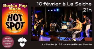 HOT SPOT Rock'n Pop Music cover band en concert à la seiche