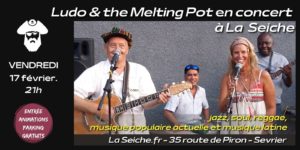 Ludo et the melting pot - concert à la Seiche (lac d'Annecy)