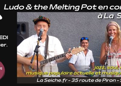 Ludo et the melting pot - concert à la Seiche (lac d'Annecy)