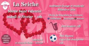 Fête de la Saint Valentin, La Seiche Sevrier
