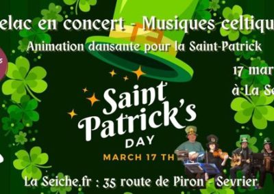 Gaelac en concert à la Seiche pour la Saint-Patrick, musique celtic (Sevrier près d'Annecy)