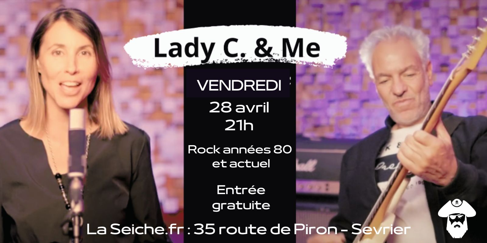 Lady C & Me en concert à la Seiche (Sevrier près d'Annecy)