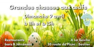 Grande chasse aux oeufs à la Seiche (sevrier près d'annecy)