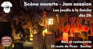 Scène ouverte - Jam session à la Seiche, Sevrier, lac d'Annecy