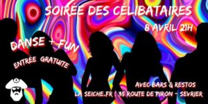 soirée des célibataires à la Seiche, Sevrier