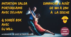 Soirée Salsa Porto et BSK DJ Will à la Seiche, sevrier près d'Annecy