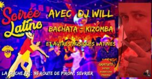 Soirée latino avec DJ Will à la Seiche, Sevrier (Bachata, Kizomba, BSK)