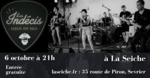 Les Indécis en concert à la Seiche (Sevrier, près d'Annecy). Standards Rock