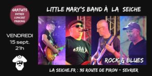 Little Mary's band en concert à la Seiche (lac d'Annecy) - Rock et Blues