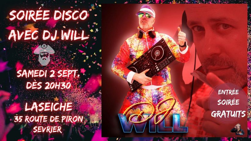 Soirée Disco avec DJ Will à la Seiche, Sevrier