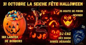 31 octobre, la Seiche fête Halloween (Sevrier près d'Annecy)
