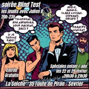 Soirées Blind test à La Seiche. Sevrier, près d'Annecy