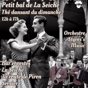 Petit bal, thé dansant les dimanches à la Seiche (Sevrier, près d'Annecy)