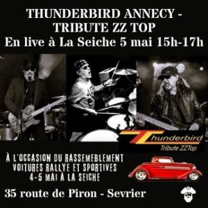 Thunderbird Tribute ZZ Top en concert le 5 mai à La Seiche (annecy, Sevrier)
